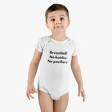 Baby's First Clothing: Breastfed Organic Baby Bodysuit Baby's First Clothing: Breastfed Organic Baby Bodysuit