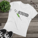 Hey Big Pharma Keep Your Harma Out Of My Arma Men's Organic Presenter V-Neck Hey Big Pharma Keep Your Harma Out Of My Arma Men's Organic Presenter V-Neck