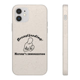 Breastfeeding: Nature's Immunization Biodegradable Phone Case Breastfeeding: Nature's Immunization Biodegradable Phone Case