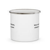 Coercion Enamel Camping Mug Coercion Enamel Camping Mug