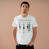 Bodily Autonomy Men's Organic Presenter V-neck Bodily Autonomy Men's Organic Presenter V-neck