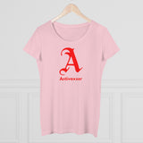Scarlet Letter Antivaxxer Organic Women's Lover T-shirt Scarlet Letter Antivaxxer Organic Women's Lover T-shirt