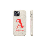 Scarlet Letter Antivaxxer Biodegradable Phone Case Scarlet Letter Antivaxxer Biodegradable Phone Case