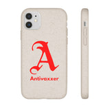 Scarlet Letter Antivaxxer Biodegradable Phone Case Scarlet Letter Antivaxxer Biodegradable Phone Case