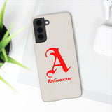 Scarlet Letter Antivaxxer Biodegradable Phone Case Scarlet Letter Antivaxxer Biodegradable Phone Case