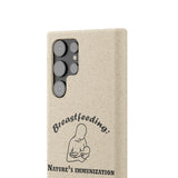Breastfeeding: Nature's Immunization Biodegradable Phone Case Breastfeeding: Nature's Immunization Biodegradable Phone Case