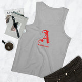 Scarlet Letter Antivaxxer Men's Organic Specter Tank Top Scarlet Letter Antivaxxer Men's Organic Specter Tank Top