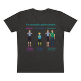 Bodily Autonomy Men's Organic Presenter V-neck Bodily Autonomy Men's Organic Presenter V-neck