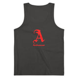 Scarlet Letter Antivaxxer Men's Organic Specter Tank Top Scarlet Letter Antivaxxer Men's Organic Specter Tank Top