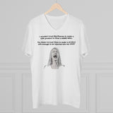 I Wouldn't Trust Big Pharma Men's Organic Presenter V-Neck I Wouldn't Trust Big Pharma Men's Organic Presenter V-Neck