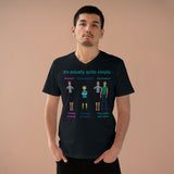 Bodily Autonomy Men's Organic Presenter V-neck Bodily Autonomy Men's Organic Presenter V-neck