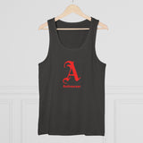 Scarlet Letter Antivaxxer Men's Organic Specter Tank Top Scarlet Letter Antivaxxer Men's Organic Specter Tank Top