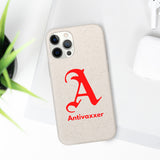 Scarlet Letter Antivaxxer Biodegradable Phone Case Scarlet Letter Antivaxxer Biodegradable Phone Case