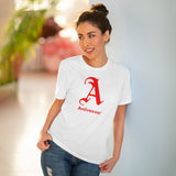 Scarlet Letter Antivaxxer Organic Creator T-shirt - Unisex Scarlet Letter Antivaxxer Organic Creator T-shirt - Unisex