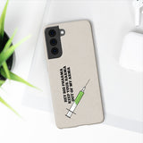 Hey Big Pharma Keep Your Harma Out Of My Arma Biodegradable Phone Case Hey Big Pharma Keep Your Harma Out Of My Arma Biodegradable Phone Case