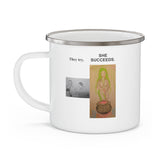 Mother Nature Enamel Camping Mug Mother Nature Enamel Camping Mug