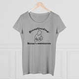 Breastfeeding: Nature's Immunization Organic Women's Lover T-shirt Breastfeeding: Nature's Immunization Organic Women's Lover T-shirt