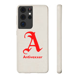 Scarlet Letter Antivaxxer Biodegradable Phone Case Scarlet Letter Antivaxxer Biodegradable Phone Case
