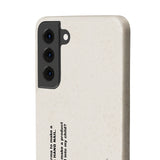 I Wouldn't Trust Big Pharma Biodegradable Phone Case I Wouldn't Trust Big Pharma Biodegradable Phone Case