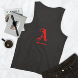 Scarlet Letter Antivaxxer Men's Organic Specter Tank Top Scarlet Letter Antivaxxer Men's Organic Specter Tank Top