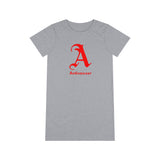 Scarlet Letter Antivaxxer Organic T-Shirt Dress Scarlet Letter Antivaxxer Organic T-Shirt Dress