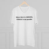 Coercion Men's Organic Presenter V-neck Coercion Men's Organic Presenter V-neck