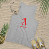 Scarlet Letter Antivaxxer Men's Organic Specter Tank Top Scarlet Letter Antivaxxer Men's Organic Specter Tank Top