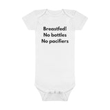 Baby's First Clothing: Breastfed Organic Baby Bodysuit Baby's First Clothing: Breastfed Organic Baby Bodysuit