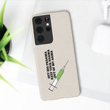 Hey Big Pharma Keep Your Harma Out Of My Arma Biodegradable Phone Case Hey Big Pharma Keep Your Harma Out Of My Arma Biodegradable Phone Case