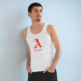 Scarlet Letter Antivaxxer Men's Organic Specter Tank Top Scarlet Letter Antivaxxer Men's Organic Specter Tank Top