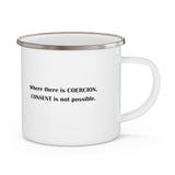 Coercion Enamel Camping Mug Coercion Enamel Camping Mug