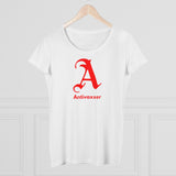 Scarlet Letter Antivaxxer Organic Women's Lover T-shirt Scarlet Letter Antivaxxer Organic Women's Lover T-shirt