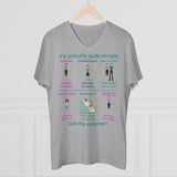 Consent Men's Organic Presenter V-neck Consent Men's Organic Presenter V-neck