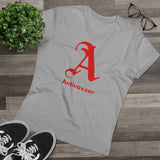 Scarlet Letter Antivaxxer Men's Organic Presenter V-neck Scarlet Letter Antivaxxer Men's Organic Presenter V-neck