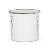 Bodily Autonomy (Homebirth) Enamel Camping Mug Bodily Autonomy (Homebirth) Enamel Camping Mug