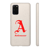 Scarlet Letter Antivaxxer Biodegradable Phone Case Scarlet Letter Antivaxxer Biodegradable Phone Case