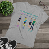 Bodily Autonomy Men's Organic Presenter V-neck Bodily Autonomy Men's Organic Presenter V-neck