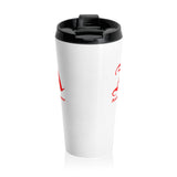 Scarlet Letter Antivaxxer Stainless Steel Travel Mug Scarlet Letter Antivaxxer Stainless Steel Travel Mug