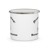 Breastfeeding: Nature's Immunization Enamel Camping Mug Breastfeeding: Nature's Immunization Enamel Camping Mug