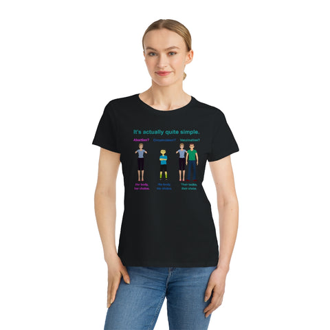 Bodily Autonomy Organic Women's Classic T-Shirt