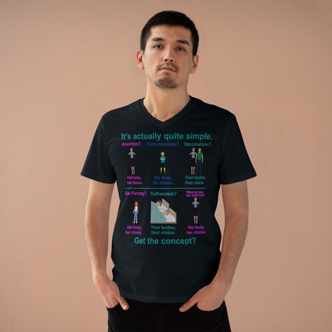 Consent Men's Organic Presenter V-neck Consent Men's Organic Presenter V-neck