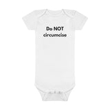 Baby's First Clothing: No Circ Organic Baby Bodysuit Baby's First Clothing: No Circ Organic Baby Bodysuit