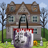 A Wee Bit Wicked Halloween Trick Or Treat Cloth Tote Goody Bag A Wee Bit Wicked Halloween Trick Or Treat Cloth Tote Goody Bag