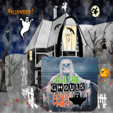 All The Ghouls Love Me Halloween Trick Or Treat Cloth Tote Goody Bag All The Ghouls Love Me Halloween Trick Or Treat Cloth Tote Goody Bag