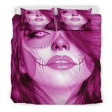 Calavera Fresh Look Design #3 Duvet Cover Set (Pink Mystic Topaz) - FREE SHIPPING Calavera Fresh Look Design #3 Duvet Cover Set (Pink Mystic Topaz) - FREE SHIPPING