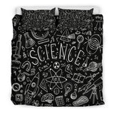 Science Chalkboard Duvet Cover Set (Black) - FREE SHIPPING Science Chalkboard Duvet Cover Set (Black) - FREE SHIPPING