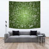 Science Chalkboard Design #1 Tapestry Green - FREE SHIPPING Science Chalkboard Design #1 Tapestry Green - FREE SHIPPING
