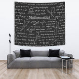 Mathematica Chalkboard Design #1 Wall Tapestry Black - FREE SHIPPING Mathematica Chalkboard Design #1 Wall Tapestry Black - FREE SHIPPING