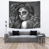 Calavera Fresh Look Design #2 Wall Tapestry (Vintage Retro) - FREE SHIPPING Calavera Fresh Look Design #2 Wall Tapestry (Vintage Retro) - FREE SHIPPING