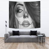 Calavera Fresh Look Design #3 Wall Tapestry (Vintage Retro) - FREE SHIPPING Calavera Fresh Look Design #3 Wall Tapestry (Vintage Retro) - FREE SHIPPING